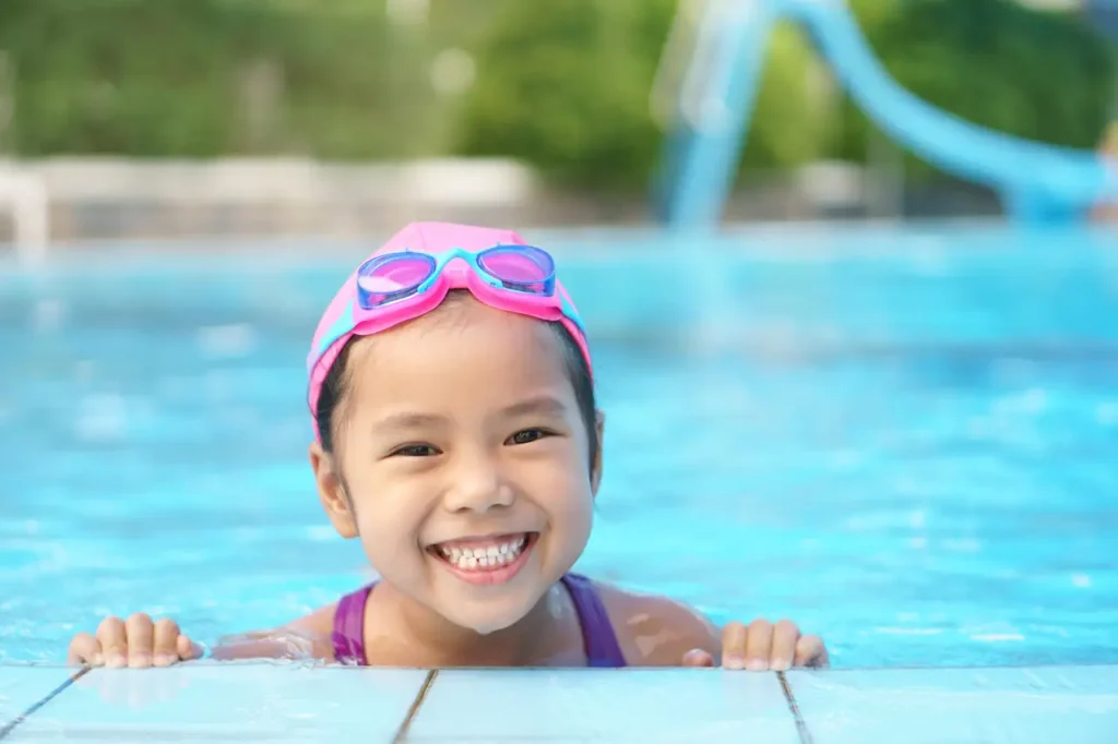 Swimming Lesson Parramatta Conqueror Level Happy Girl Swim Lesson